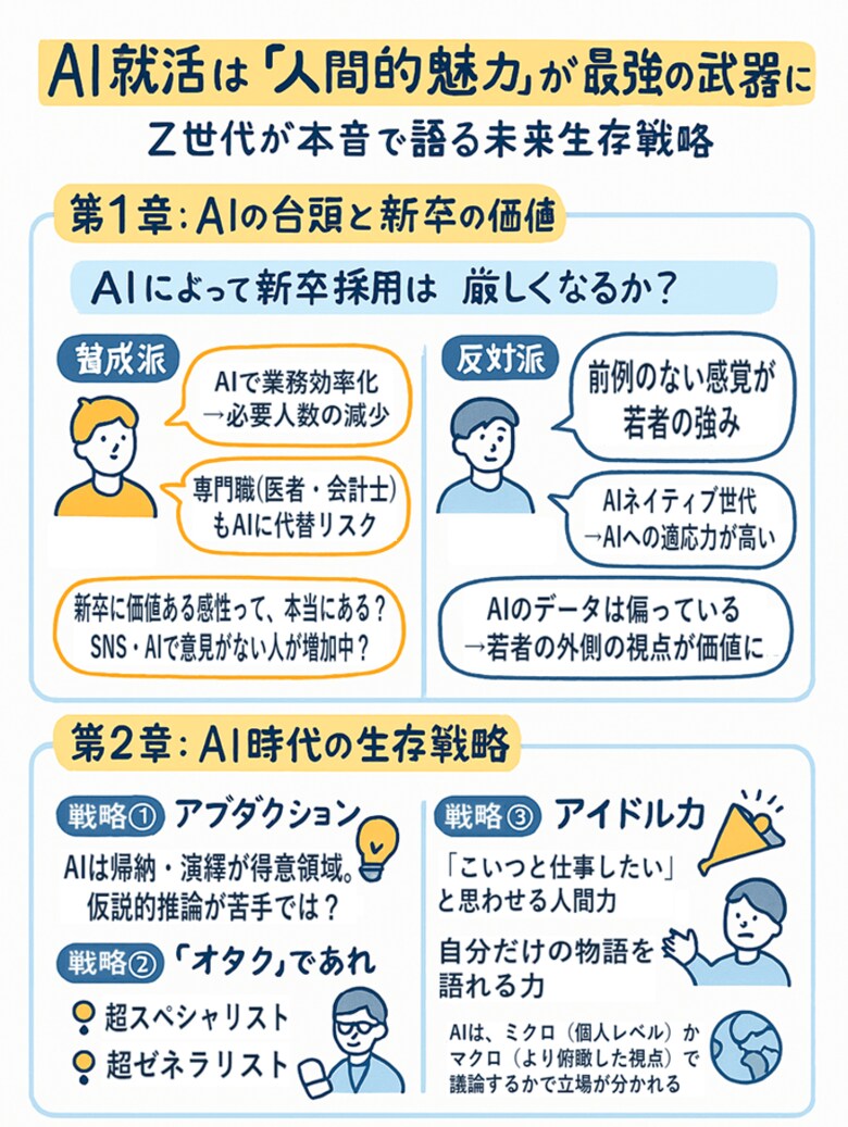 AIの台頭で、新卒の就活は、難しくなるのか