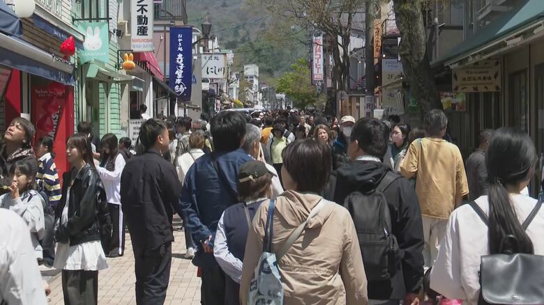 GW　人気の観光地・軽井沢、松本城にぎわう　物価高の影響は「メリハリ、奮発した」「宿泊日数を減らした」「早割を利用」「気にしていない」｜FNNプライムオンライン