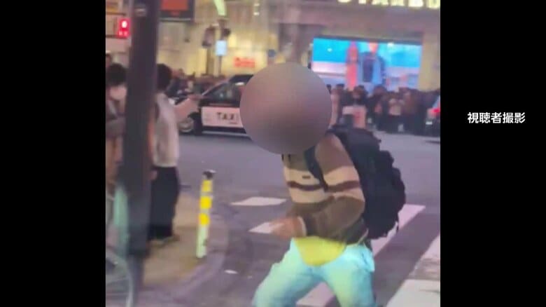 「日本の現状を世間に知ってもらうため…」　渋谷スクランブル交差点で放火か　50代の男を逮捕　｜FNNプライムオンライン