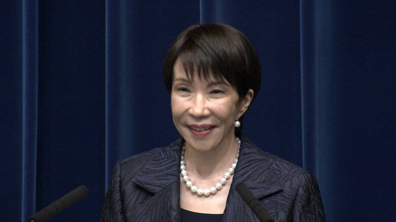 【速報】高市新首相「韓国は重要な隣国」「必要なパートナー」韓国のり大好き、韓国コスメ使っていると明かし日韓連携に意欲｜FNNプライムオンライン
