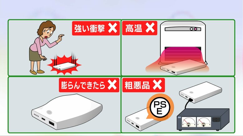 廃棄方法も要確認…PCやスマホ等に使われる「リチウムイオン電池」安全上の“4つの注意点” 衝撃や熱に弱く｜FNNプライムオンライン