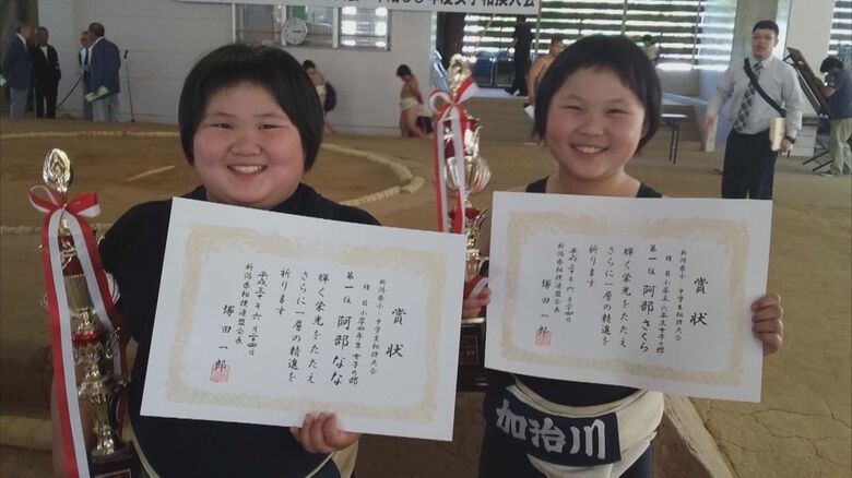 6年間、練習を積んできた阿部姉妹