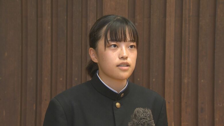 1年生・井上まりさん