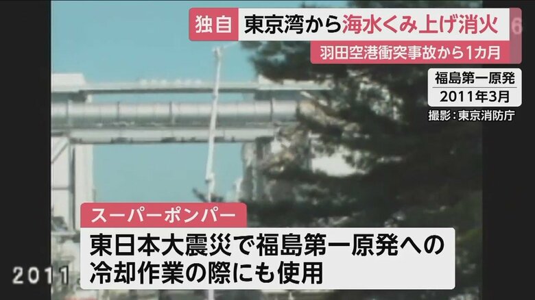 スーパーポンパーは福島第一原発の冷却作業にも使われた
