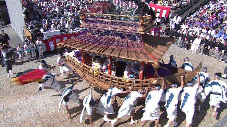 4.5tを豪快に回した