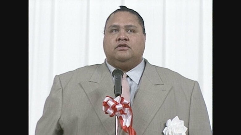 曙太郎さん（2001年）