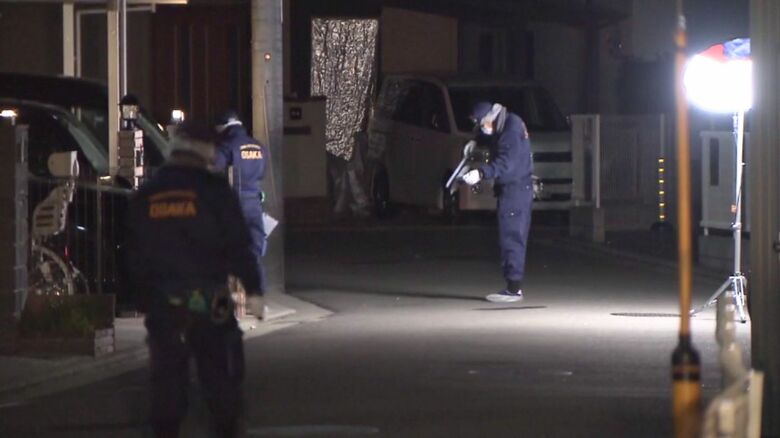 現場検証の様子