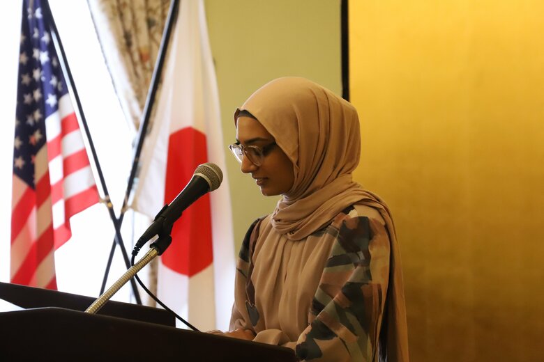 アミナ・マリクさんは「将来は日米の経済に関する仕事をしたい」と話した