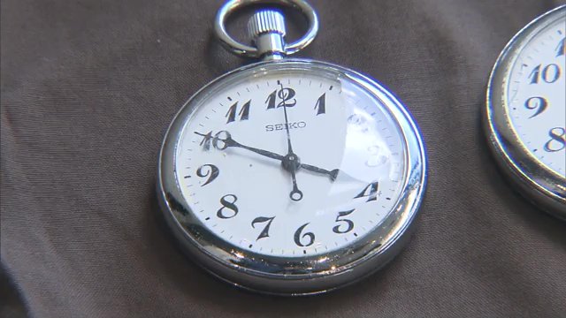 電子化が進んで使用されなくなった懐中時計
