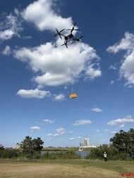 東京アンテナ工事、2.5GHz帯を活用したドローン上空通信を検証