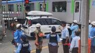 踏み切り内に後続車止まらせ列車と衝突　殺人未遂容疑で52歳男逮捕　車間距離でトラブルか　けが人なし　さいたま市