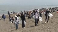 きれいな海を未来へ残そう！おたるドリームビーチで清掃活動「海のクリーンアップ大作戦」砂の中のごみを回収できる特殊な機材も投入“素足で歩ける砂浜”目指し〈北海道小樽市〉