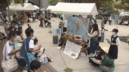 海の生き物が観客に質問　“手作り紙芝居”で子どもに環境問題を伝える…災難乗り越え学生ら奮闘【長崎発】