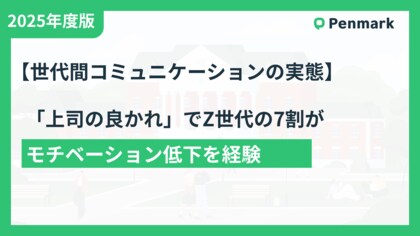 Z世代の7割以上が「上司の良かれ」でモチベーション低下経験あり!