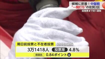 【特集】衆院選佐賀　中盤戦の訴えは？5人の候補者に密着【佐賀県】