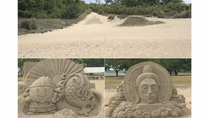 全国的に珍しい“川の砂丘” 伊吹山から吹く風が川べりの砂を巻き上げて…愛知・稲沢市の「祖父江砂丘」