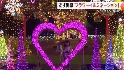 映えスポット満載！竹あかり×LEDコラボ　とっとり花回廊で冬恒例“フラワーイルミネーション”開幕