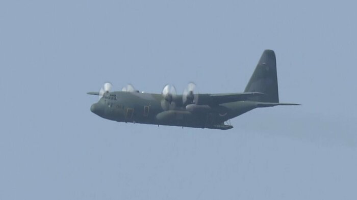 航空自衛隊のC130輸送機(資料)