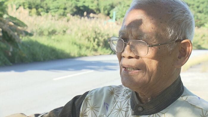 事故を目撃した大城吉永さん