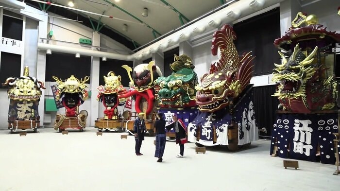 唐津くんちの曳山展示場