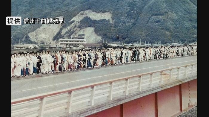 50年ほど前に撮影 提供:信州千曲観光局