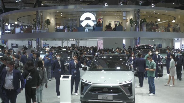世界初「夢の全固体電池」も?!　上海モーターショーで注目“中国のテスラ”NIOの実力｜FNNプライムオンライン