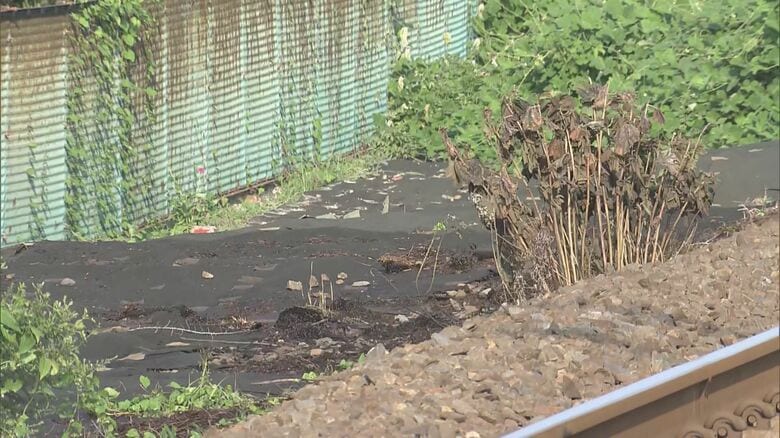 周りに火の気なく…JRの線路脇ののり面で火事 草が幅約30mにわたって燃える 上下線で約1時間運転見合わせ｜FNNプライムオンライン