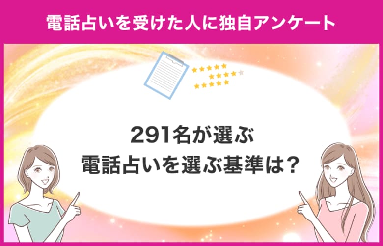 【電話占いを選ぶ基準は何が大切?】占い専門メディア「当たる占いセレクション」が電話占いの選び方を独自アンケート調査