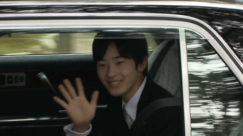 悠仁さま笑顔で手を振られる　京都の明治天皇陵などを参拝　成年式終了を報告　大学の春休み｜FNNプライムオンライン