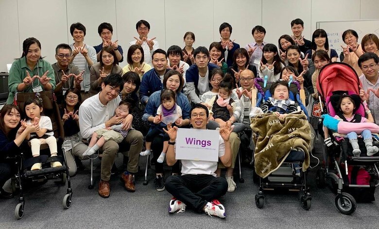 東京で行われたウイングスのイベント(画像提供:ウイングス 医療的ケア児などのがんばる子どもと家族を支える会)