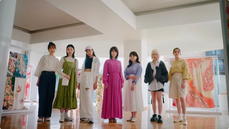 同世代の女の子たちと
