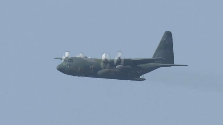 航空自衛隊のC130輸送機（資料）