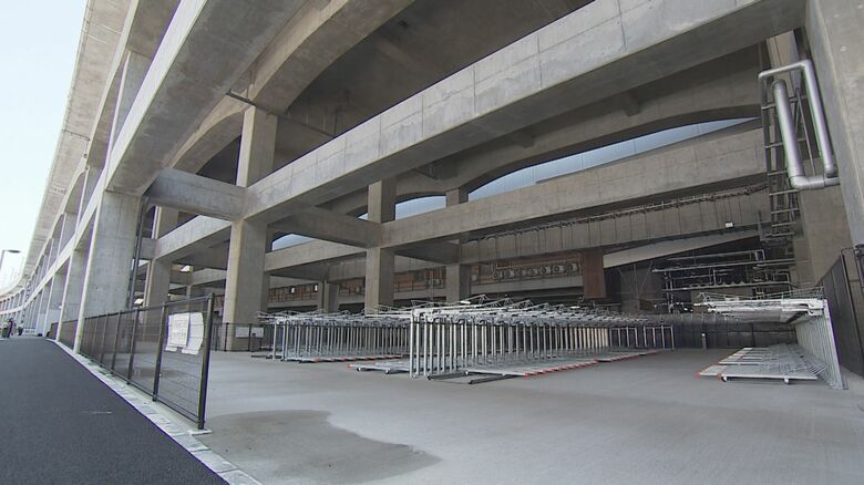 新たにオープンした駐輪場