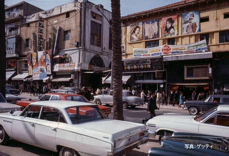 1970年代のレバノン・ベイルート市内（資料）