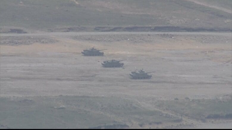 日出生台演習場　21日正午過ぎ