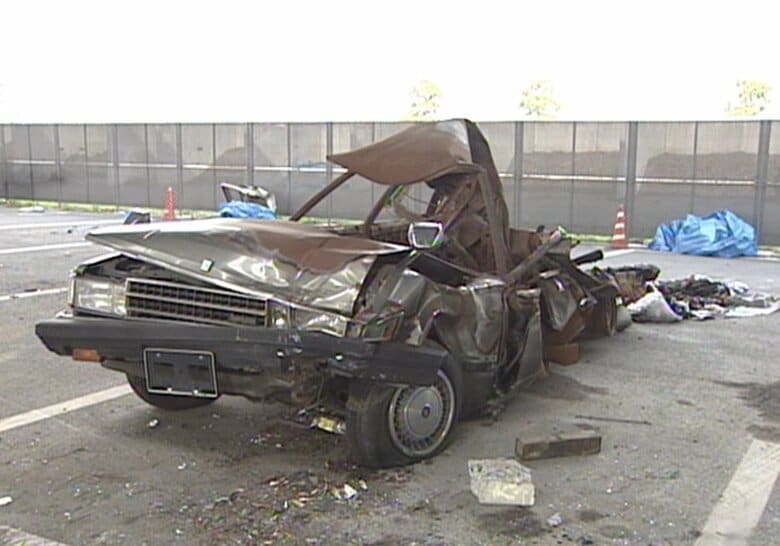 井上さん一家が乗っていた車