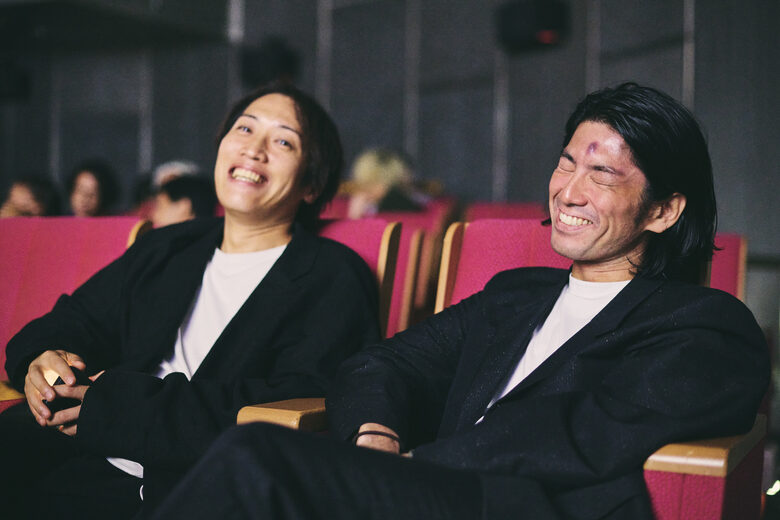 田村氏と阿座上氏（右）「映画の新しい事業モデルをつくりたい」