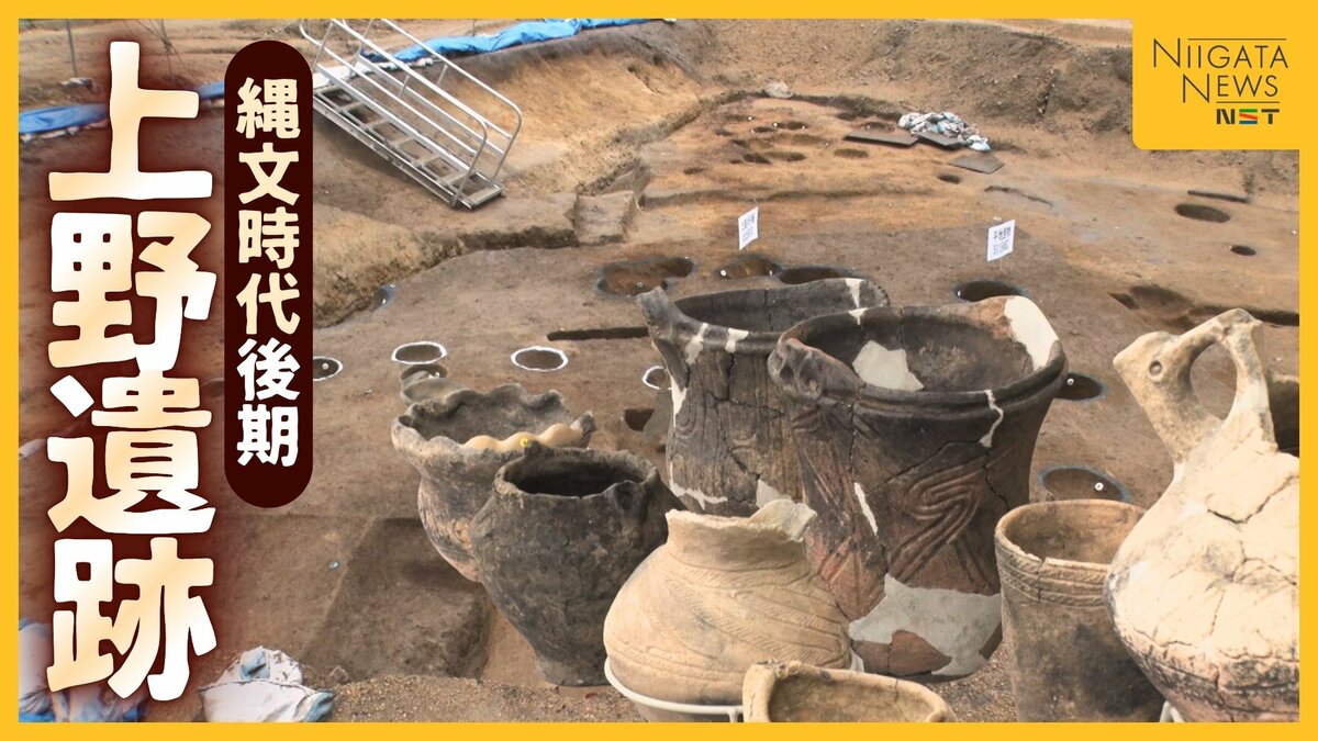 約4000年前の生活とは？縄文時代後期の“上野遺跡”を公開！出土した土器