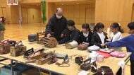 道具の変遷について学ぶ学習会が富山市の小学校で開催　児童は先人の工夫や知恵に感激