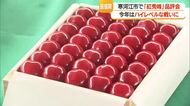 「レベル高く甲乙つけるに大変苦労」紅秀峰の消費拡大目的の品評会で特選決まる　山形・寒河江市