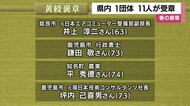 鹿児島県内1団体・11人が2026年春の褒章を受章　緑綬・黄綬・藍綬それぞれの顔ぶれ