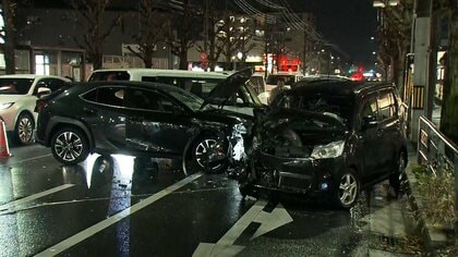 「うめき声と赤ちゃんの声が…」京都で車5台絡む事故　40代女性が心肺停止、1歳女児と60代男性がケガ　京都市右京区