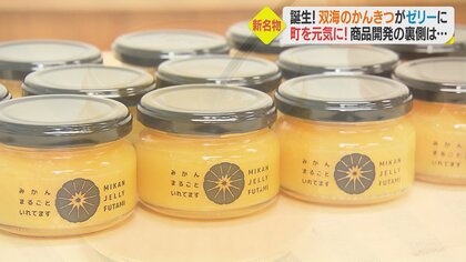 「ミカンまるごと1個×柑橘ジュース」の手作りゼリー誕生　新名物で町を元気に…開発に密着【愛媛発】