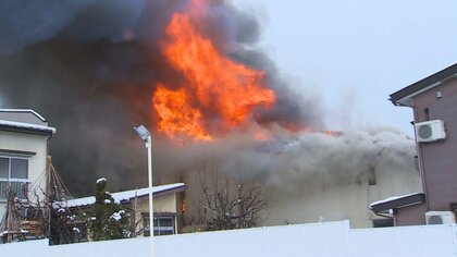 ｢あっという間に…｣新潟･上越市で8棟全焼か 理容室兼住宅から出火…現場は一時騒然