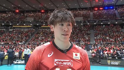 【石川祐希・スロベニア戦後インタビュー】キャプテンの目にも涙　自分たちを信じて戦ってきた結果がこれで嬉しい【パリ五輪予選/W杯バレー】