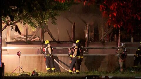 深夜に埼玉・白岡市役所で火事　約6時間後に鎮火　7日は市役所の業務を休止