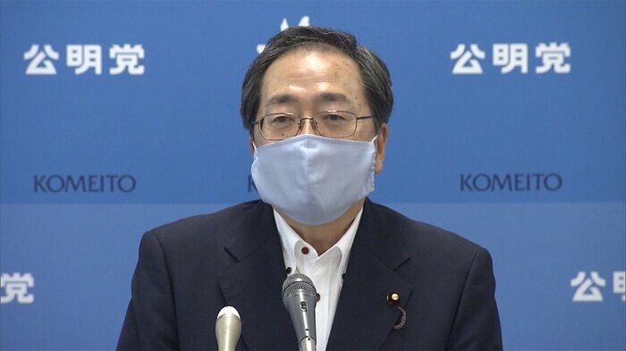 公明党の斉藤鉄夫幹事長・6日