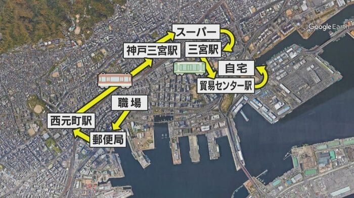 容疑者の足取り