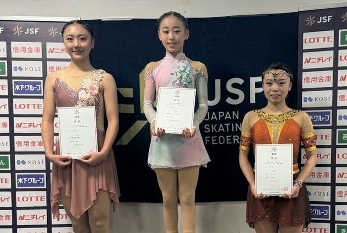 ジュニア女子表彰台（中四国九州選手権）