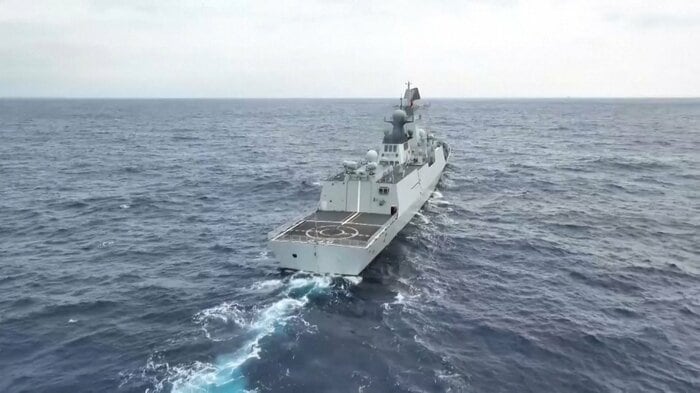 中国軍が台湾周辺で行った軍事演習(4月)